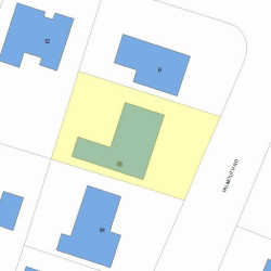 85 Falmouth Rd, Newton, MA 02465 plot plan