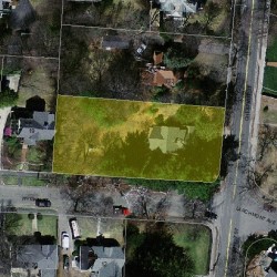 711 Chestnut St, Newton, MA 02465 aerial view