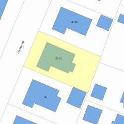 30 Crosby Rd, Boston, MA 02467 plot plan