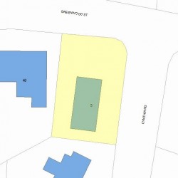 5 Cynthia Rd, Newton, MA 02459 plot plan