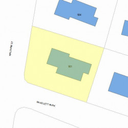 161 Randlett Park, Newton, MA 02465 plot plan