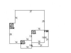 444 Parker St, Newton, MA 02459 floor plan