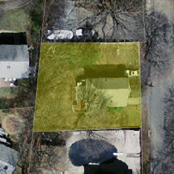 9 Higgins St, Newton, MA 02466 aerial view