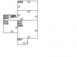 423 Winchester St, Newton, MA 02461 floor plan