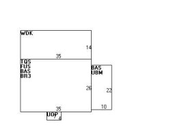 22 Cabot St, Newton, MA 02458 floor plan