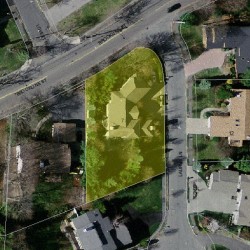 7 Laurus Ln, Newton, MA 02459 aerial view