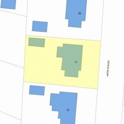 18 Hazelton Rd, Newton, MA 02459 plot plan