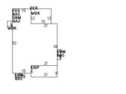 15 Moreland Ave, Newton, MA 02459 floor plan