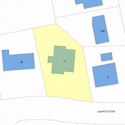 11 Oakwood Ter, Newton, MA 02459 plot plan