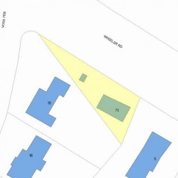 79 Wheeler Rd, Newton, MA 02459 plot plan