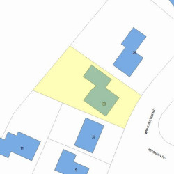 33 Manchester Rd, Newton, MA 02461 plot plan