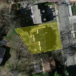 61 Oakmont Rd, Newton, MA 02459 aerial view