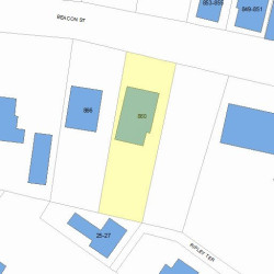 860 Beacon St, Newton, MA 02459 plot plan