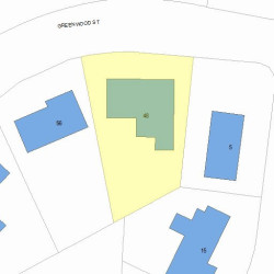 48 Greenwood St, Newton, MA 02459 plot plan