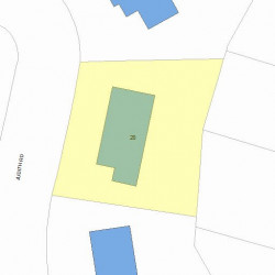 20 Judith Rd, Newton, MA 02459 plot plan