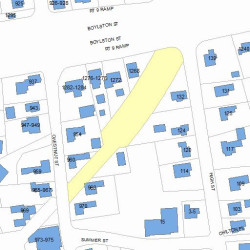 1260 Boylston St, Newton, MA 02464 plot plan
