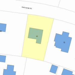 80 Pine Ridge Rd, Newton, MA 02468 plot plan