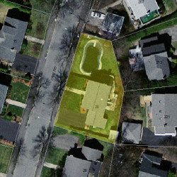 20 Lyme Rd, Newton, MA 02465 aerial view