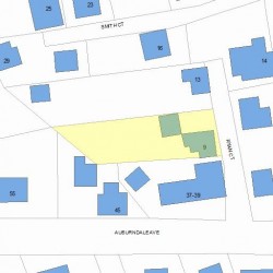 9 Ryan Ct, Newton, MA 02465 plot plan