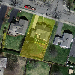 84 Westland Ave, Newton, MA 02465 aerial view
