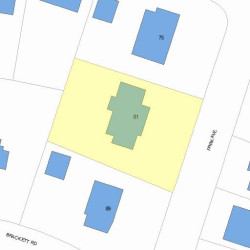 81 Park Ave, Newton, MA 02458 plot plan