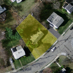 55 Myerson Ln, Newton, MA 02459 aerial view