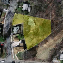 19 Garland Rd, Newton, MA 02459 aerial view