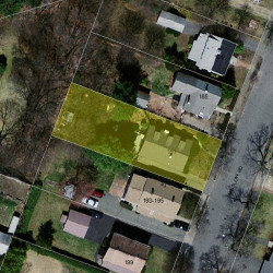 191 Winslow Rd, Newton, MA 02468 aerial view
