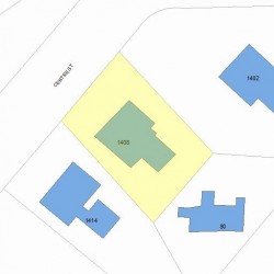 1408 Centre St, Newton, MA 02459 plot plan