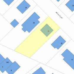 31 Melville Ave, Newton, MA 02460 plot plan