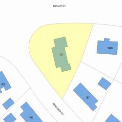 197 Nehoiden Rd, Newton, MA 02468 plot plan