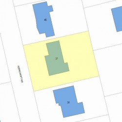 37 Ferncroft Rd, Newton, MA 02468 plot plan
