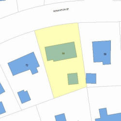 64 Nonantum St, Newton, MA 02458 plot plan