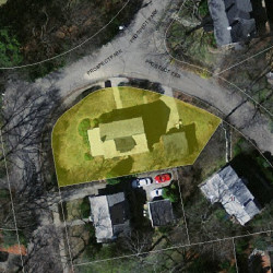 70 Prospect Park, Newton, MA 02460 aerial view