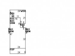 6 Thornton Pl, Newton, MA 02458 floor plan