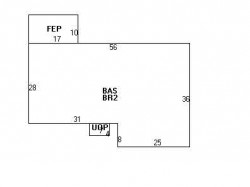 156 Otis St, Newton, MA 02465 floor plan