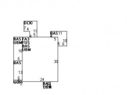 52 Gardner St, Newton, MA 02458 floor plan