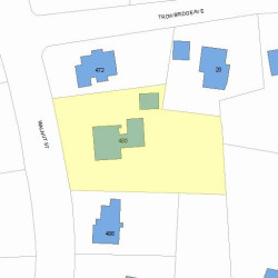 480 Walnut St, Newton, MA 02460 plot plan