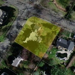 23 Longmeadow Rd, Newton, MA 02459 aerial view