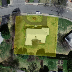 74 Ruane Rd, Newton, MA 02465 aerial view