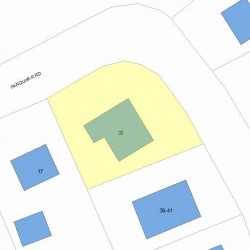 35 Farquhar Rd, Newton, MA 02460 plot plan