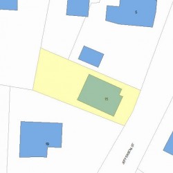15 Jefferson St, Newton, MA 02458 plot plan
