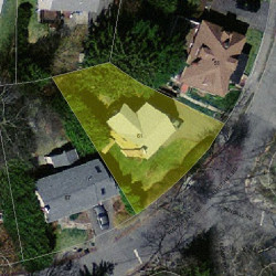 61 Walnut Hill Rd, Newton, MA 02459 aerial view
