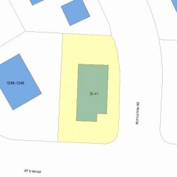 41 Boylston Rd, Newton, MA 02461 plot plan