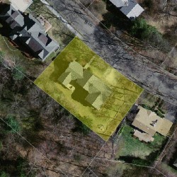 29 Spaulding Ln, Newton, MA 02459 aerial view