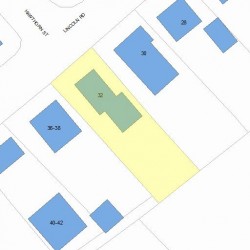 32 Lincoln Rd, Newton, MA 02458 plot plan