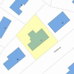 41 Sherrin Rd, Newton, MA 02462 plot plan