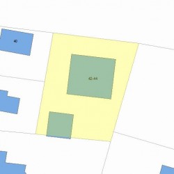 42 North St, Newton, MA 02459 plot plan