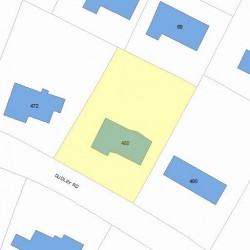 480 Dudley Rd, Newton, MA 02459 plot plan