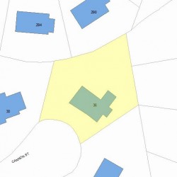 36 Cannon St, Newton, MA 02461 plot plan